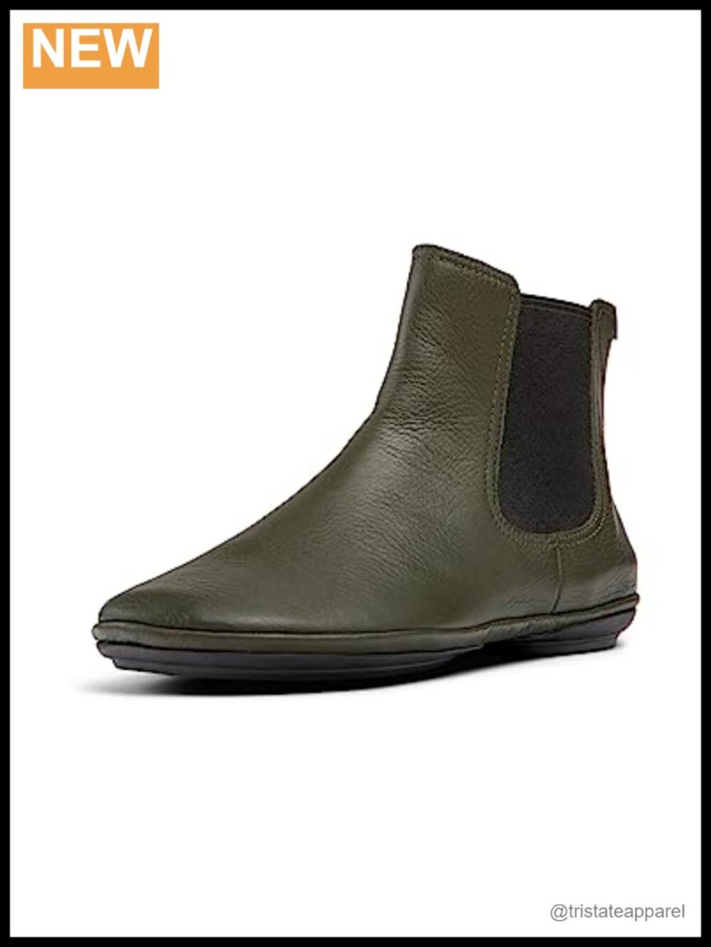 Camper Right Nina Women's Leather Chelsea Ankle Boots Pull-On Casual
